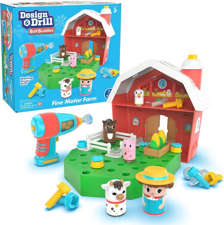 Image du produit Learning Resources Design & Drill Bauernhof-Spielzeugset (ab 3 Jahren)