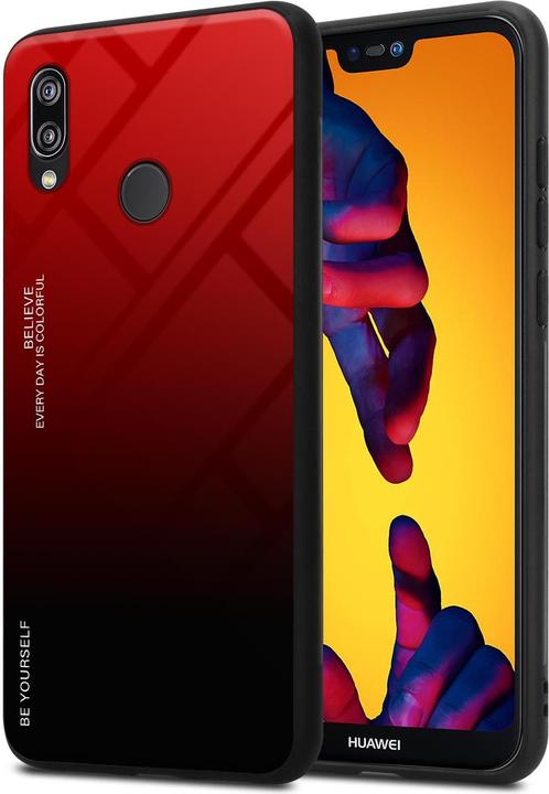 Image du produit Cadorabo Couverture en verre TPU 2 couleurs (Huawei P20 Lite)