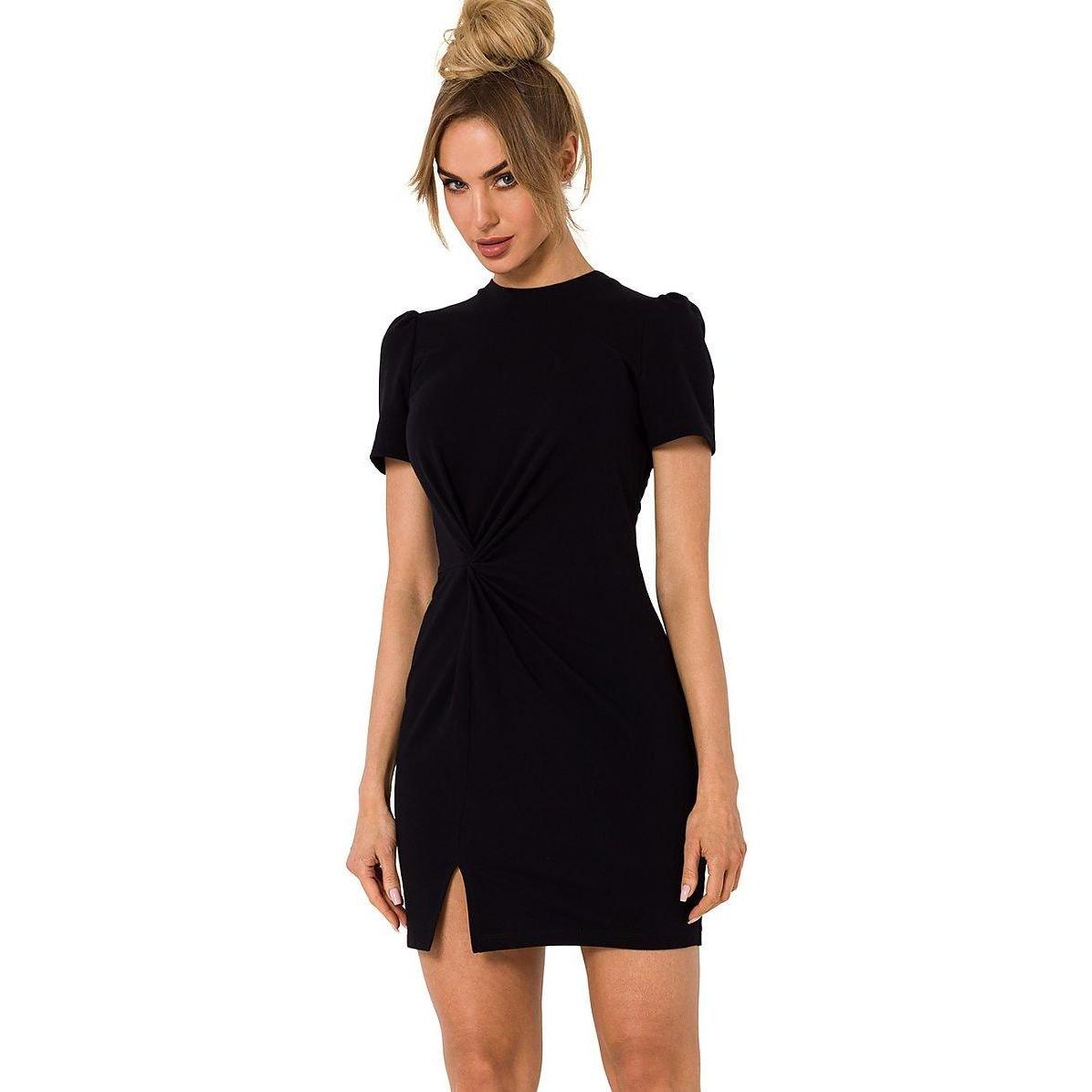 Made of Emotion, Damen, Kleider, Alltagskleid Moe, Schwarz, (XXL)