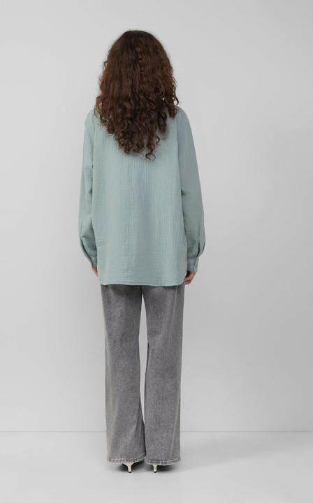 Immagine prodotto S.Oliver Bluse Hemdbluse aus Musselin im Oversize-Schnitt (42)