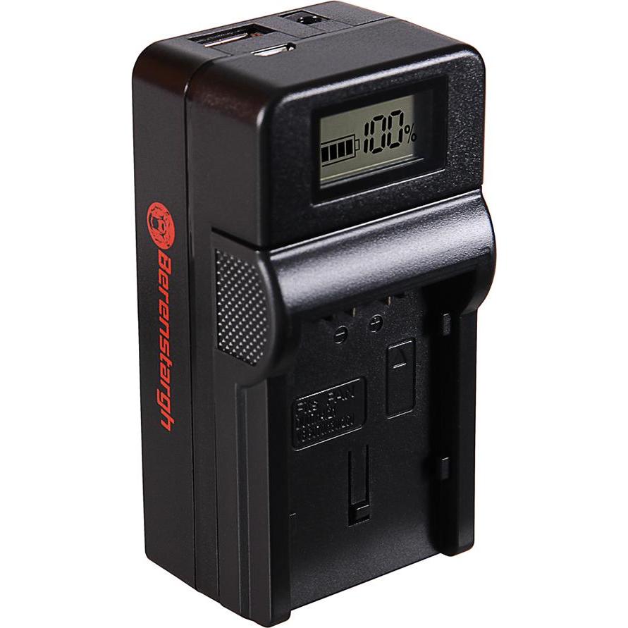 Berenstargh Synchron USB Ladegerät f. Hitachi CGA-DU14 DZMV350A DZMV350A DZ-MV350A DZ-MV350A DZMV350 (Caricabatterie per fotocamere), Alimentatore fot