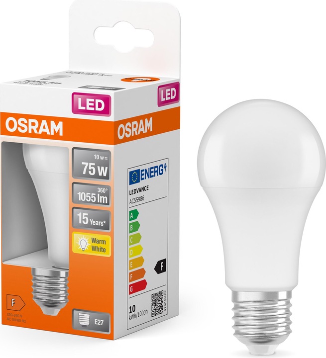 Immagine prodotto Osram LED monocromatico (E27, 11 W, 1055 lm, 1 x, F)
