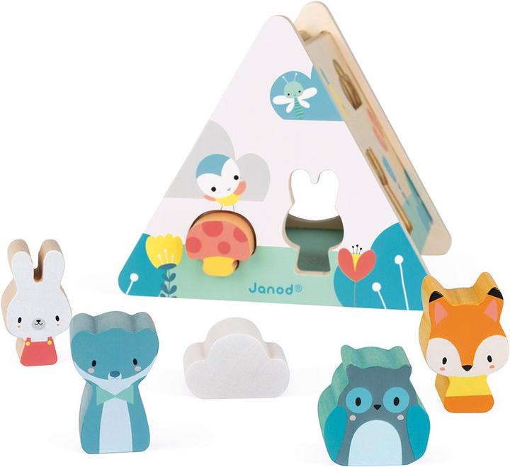 Actual product image Janod Pure sorting - and plugging game