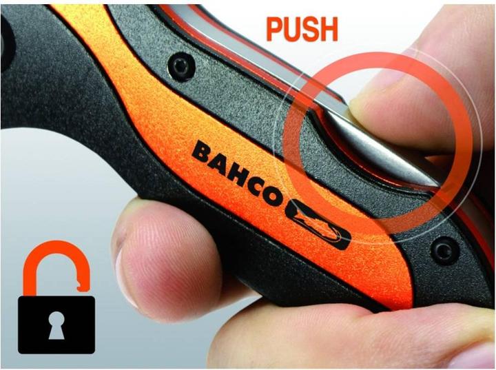 Produktbild Bahco Klappbares Universal-Sportmesser mit Doppelklinge, 160 mm (Cutter)
