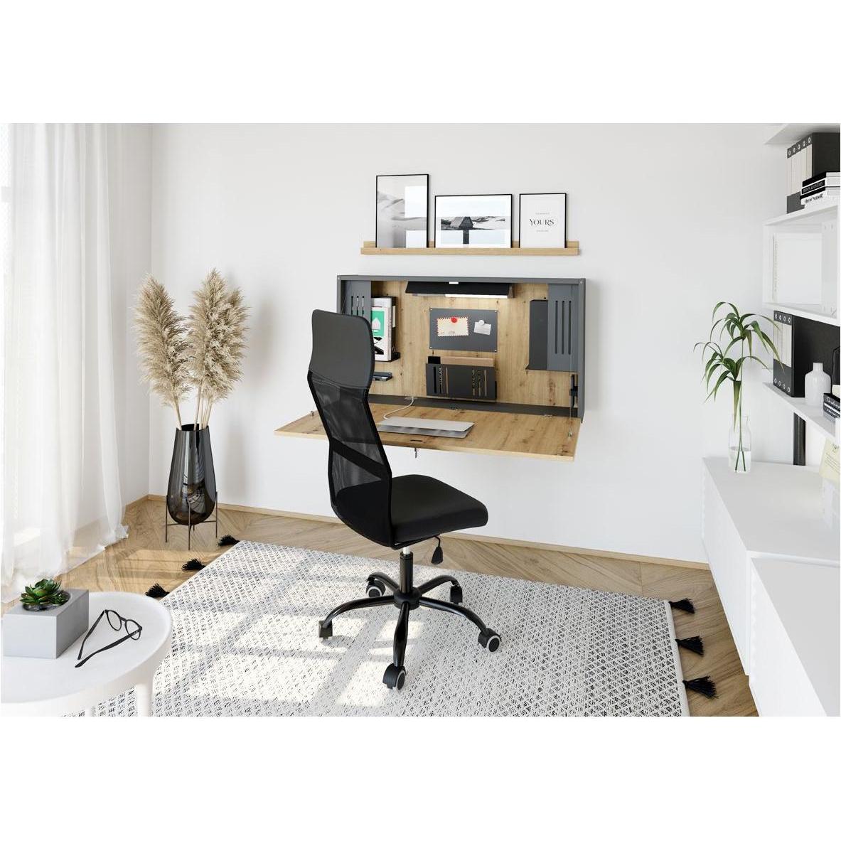Hammerbacher, Schreibtisch, Wandschreibtisch (120 x 26 x 65 cm)