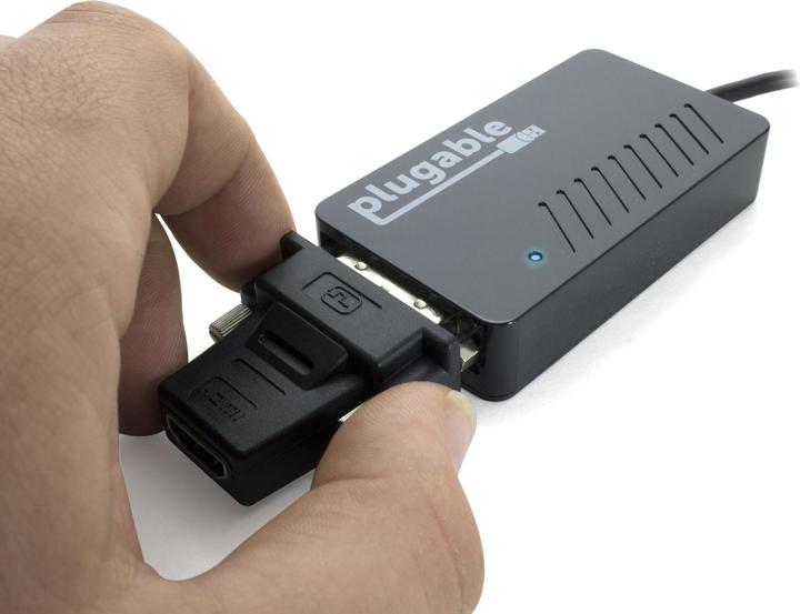Immagine prodotto Plugable Da USB 3.0 a DVI/VGA/HDMI (USB 3.0)