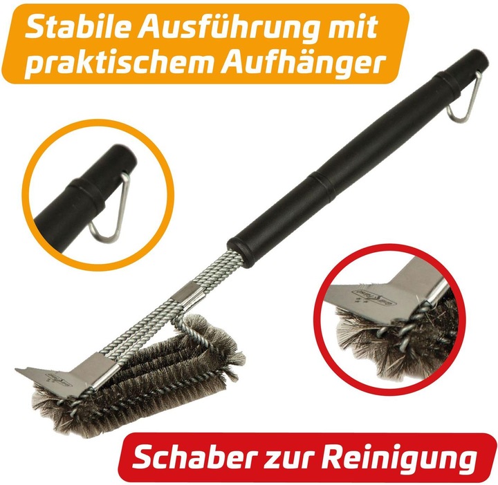 Immagine prodotto Grillfürst Spazzola per grigliare (45 cm)