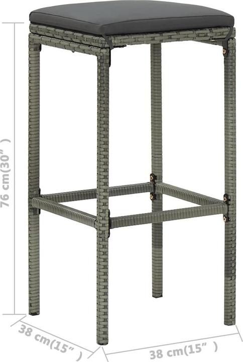 Produktbild vidaXL Garten-Bar Set