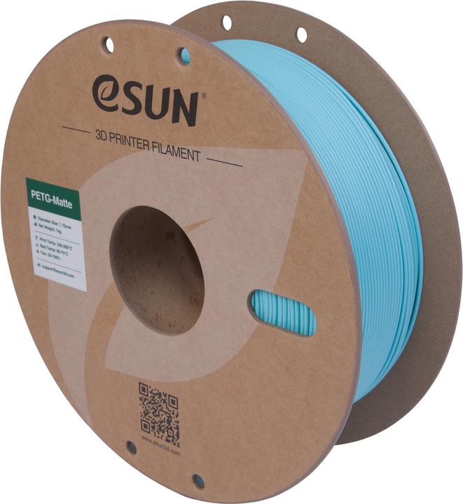 Immagine prodotto eSUN Filament PETG-Matte Hellblau 1.75 mm 1 kg (1.75 mm, 1000 g)