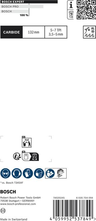 Produktbild Bosch Professional Zubehör Expert Stichsägeblatt