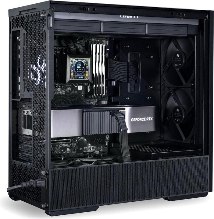 Actual product image Lian-Li LANCOOL 207 Digital PC-Gehäuse, Midi-Tower, ATX, Tempered Glass - schwarz