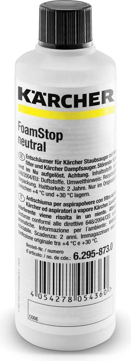Nährwerte und Zutaten Kärcher Foam Stop