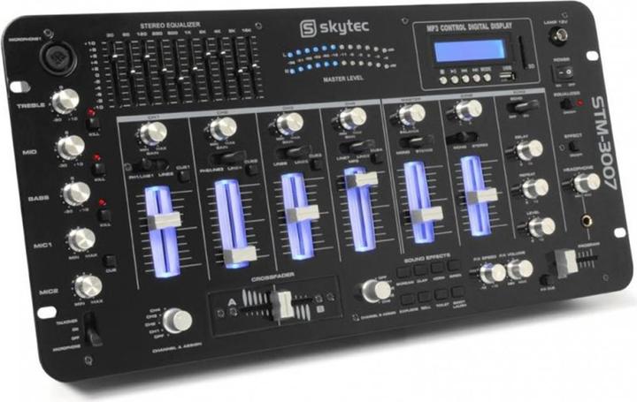 Produktbild Skytec DJ-Mixer STM-3007 (Line-Mischer)