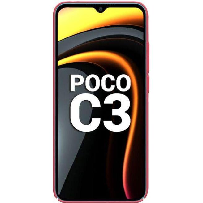 Thumbnail - Nillkin Super Frosted Shield Series (Xiaomi Poco C3), Smartphone Hülle, Rot
