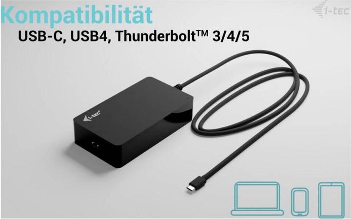 Produktbild i-tec Universal Charger USB-C PD 3.1 140W 1x USB-C port 100W Available voltages 5 V / 9 V / 12 V / 1 (140 W)