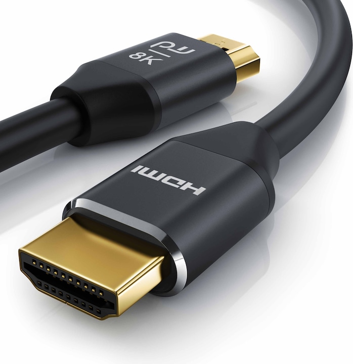 Image du produit Primewire Câble HDMI 2.1, 8K 60 Hz, Premium Ultra HD, haute vitesse 7680 x 4320 @ 120 Hz - 4k @ 240 Hz avec (3 m, HDMI)