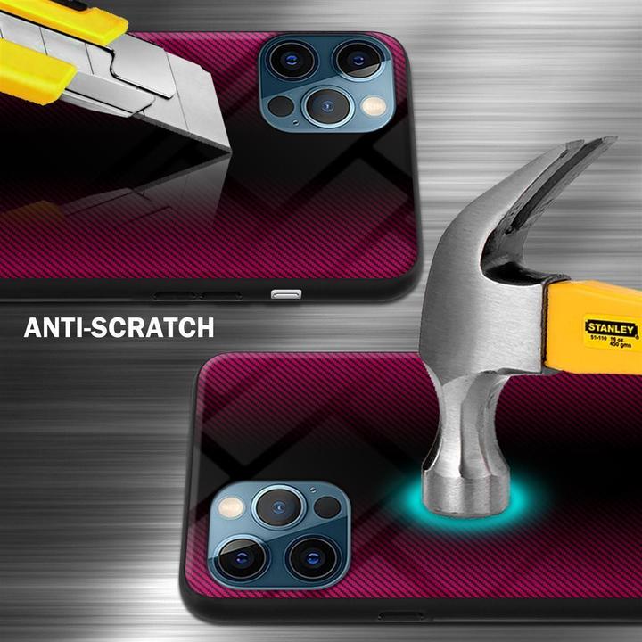 Immagine prodotto Cadorabo Copertura di vetro a strisce in TPU (Apple iPhone 12 Pro Max)