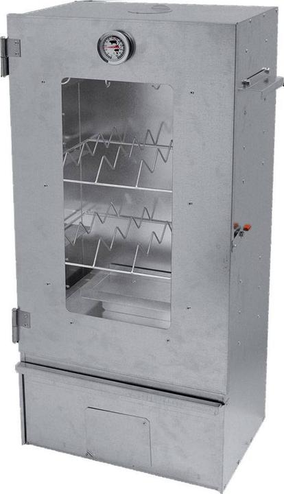 Actual product image Smoker Cabinet with 3 Shelves for Smoking and Cooking Fish Smoker Oven with Thermometer (42 cm)