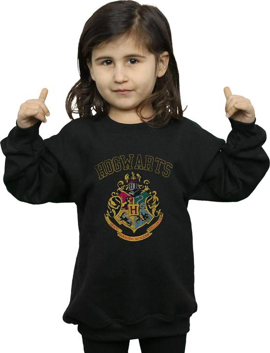 Actual product image Girls Varsity Style Crest Sweatshirt (152, 158)