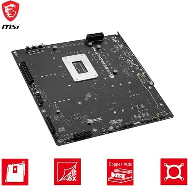 Immagine prodotto MSI B760M PROJECT ZERO (B760,S1700,mATX,DDR5) (LGA 1700, Intel B760, mATX)
