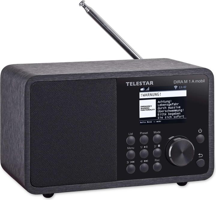 Actual product image Telestar DIRA M 1 A mobil (DAB+, FM, Internet radio, Bluetooth, Wi-Fi)