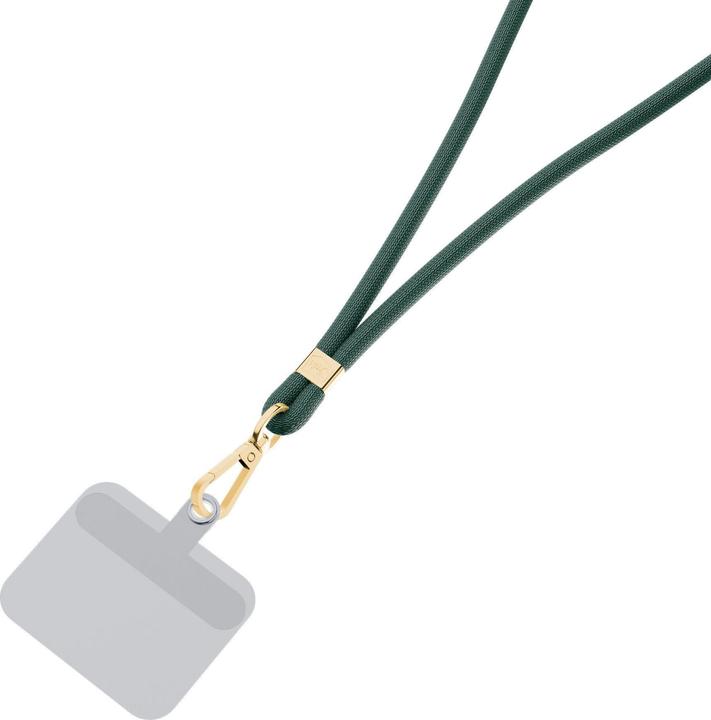 Actual product image 3MK EasyClip Dark Green (gold) smycz do telefonu