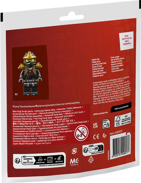 Actual product image LEGO Ninja Coles Flitzer (LEGO Ninjago)