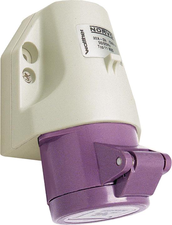 Actual product image Walther Werke WAL 10150 NORVO Wall socket 3x16A 24V 50/60Hz