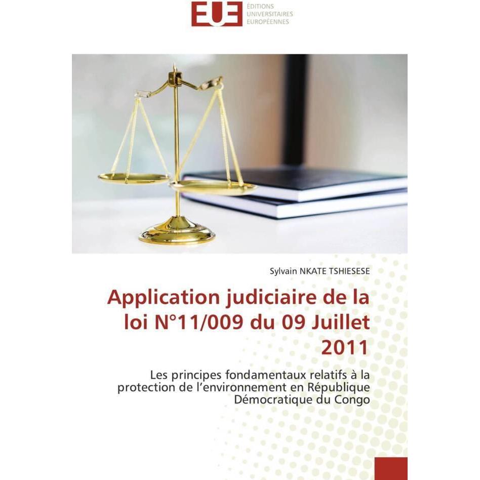 Thumbnail - Application judiciaire de la loi N°11/009 du 09 Juillet 2011, Fachbücher von Sylvain NKATE TSHIESESE