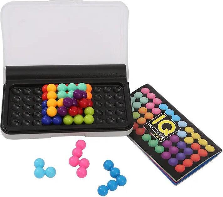 Actual product image Activity Board 120 Challenges IQ 3D Puzzle Board Game Classic Pyramid Board Bead Logical Mind