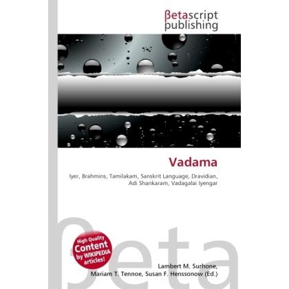 Vadama, Fachbücher von Susan F. Marseken, Lambert M. Surhone, Miriam T. Timpledon