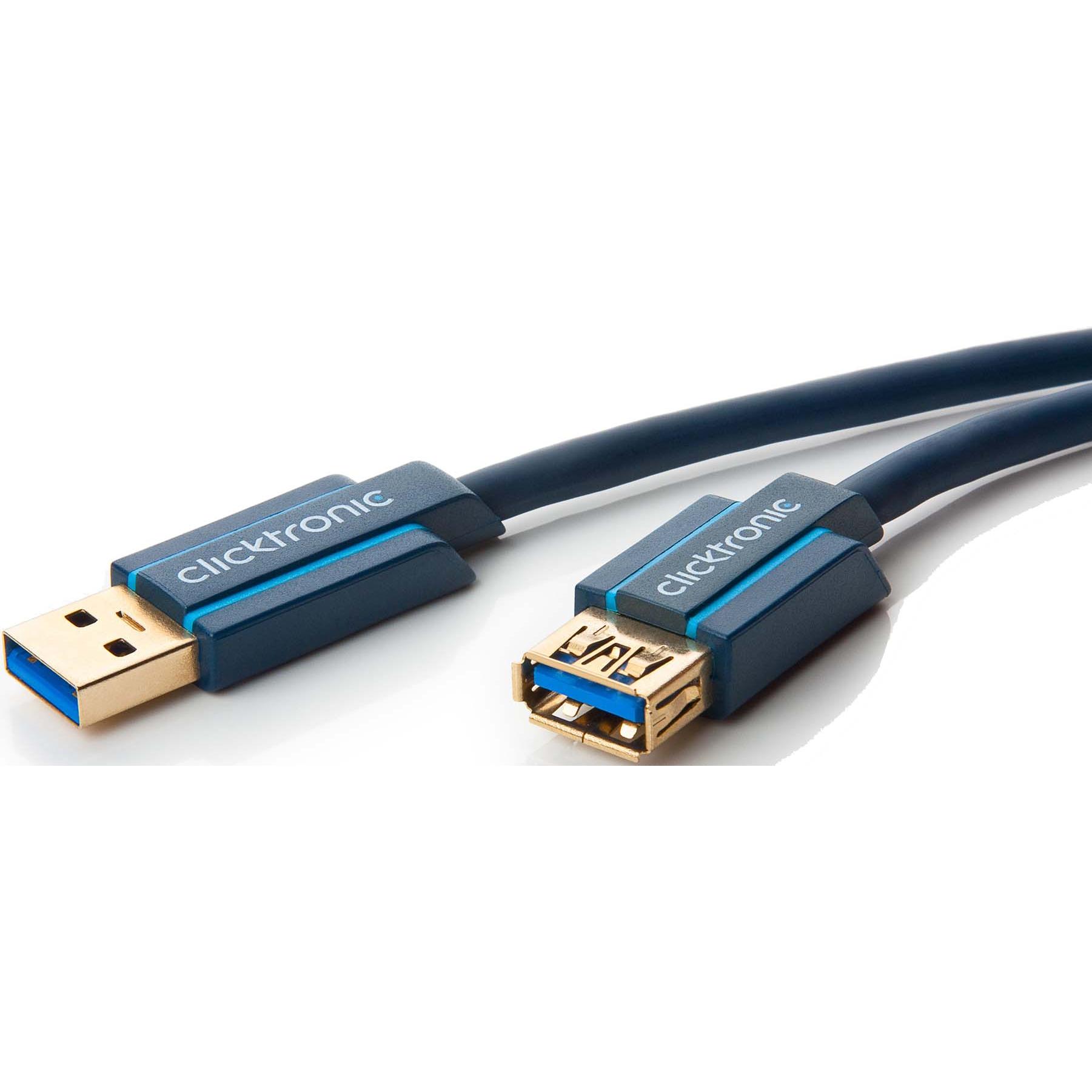 clicktronic SuperSpeed 3.0 (1.80 m, USB 3.0), USB Kabel
