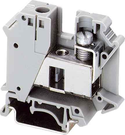 Actual product image Phoenix Contact Feed-through terminal block UIK 35 BU Blue 50 pcs. (55 mm)