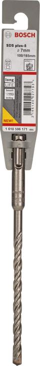 Actual product image Bosch Professional Zubehör Hammer drill SDS plus-5, 7 x 100 x 165 mm (7 mm)