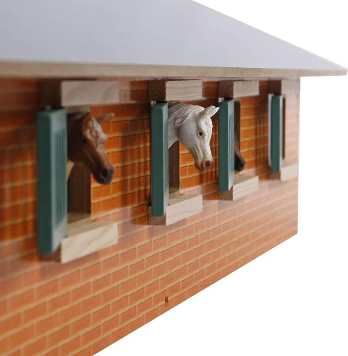 Image du produit Sombo Bois d'écurie Horse avec 9 écuries 1:32