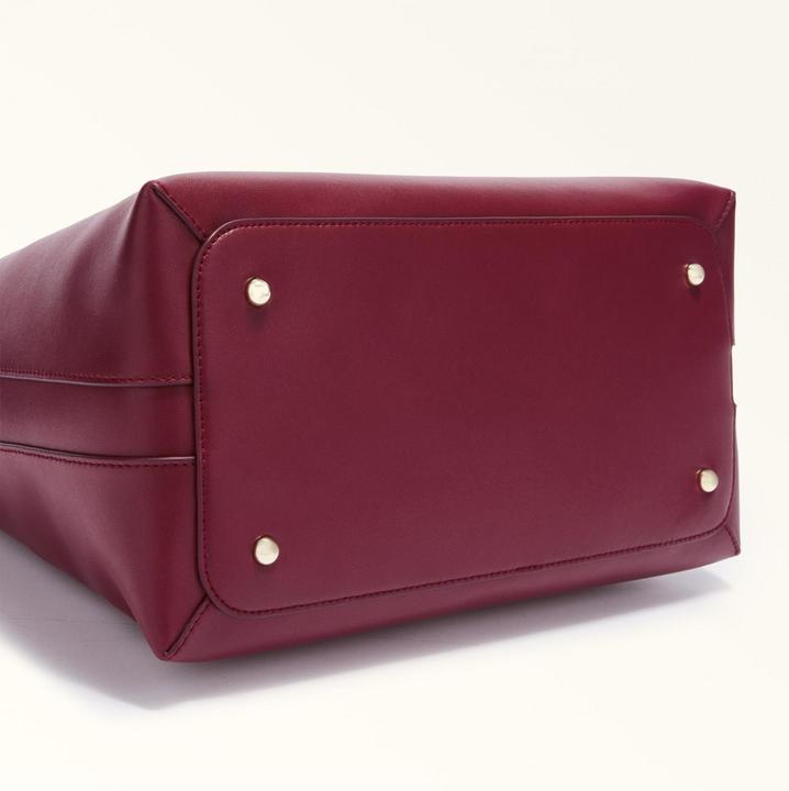 Produktbild Furla hobo bag goccia m in leather color cherry