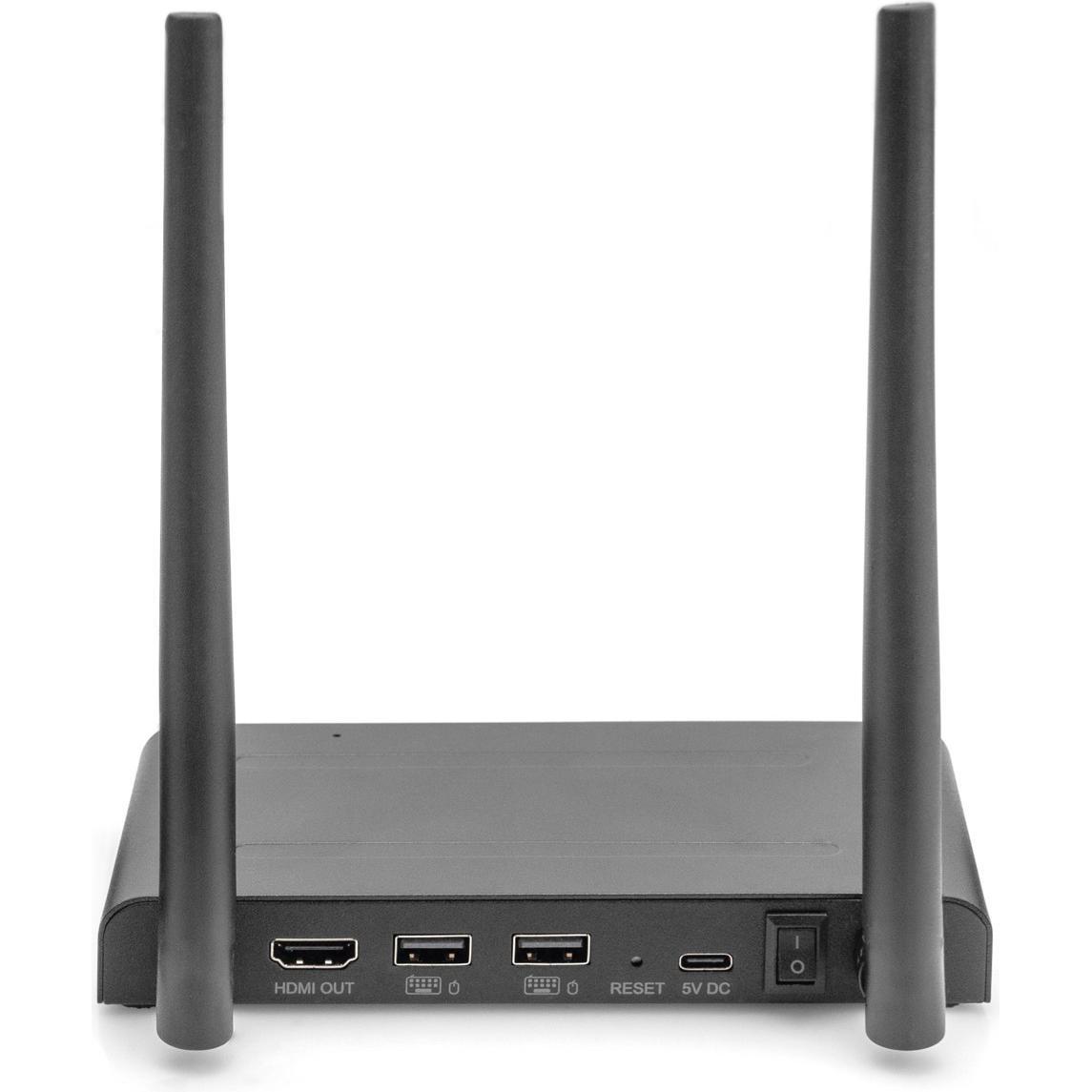 Thumbnail - Digitus 4K Wireless HDMI Receiver (RX) zusätzliche Einheit für DS-55328, KVM Switch, Schwarz