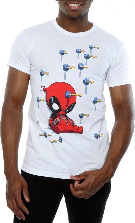 Deadpool Cartoon Knockout TShirt (XXL)