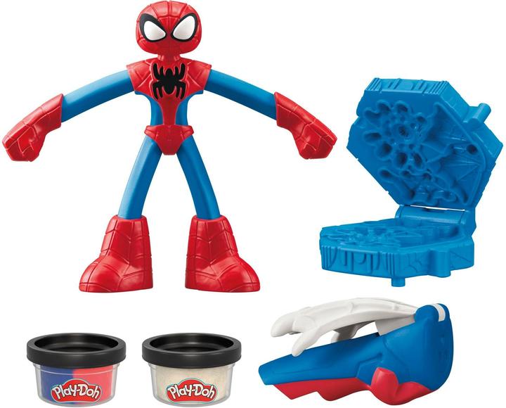 Actual product image Play-Doh Marvel Spider playset with action figure