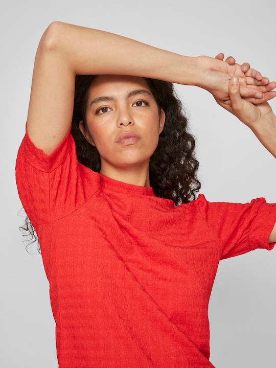 Actual product image Vila High neck top with short sleeves (M)