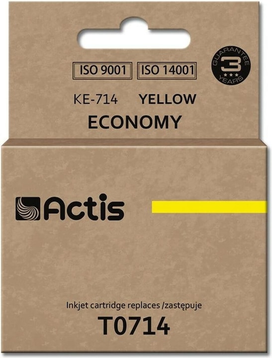 Immagine prodotto Factis KE-714 cartuccia d'inchiostro per stampanti Epson T0714/T0894/T1004 giallo - Compatibile - (Y)