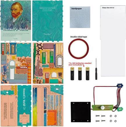 Produktbild Tonecheer Vincent's World - Book Nook (80 Teile)