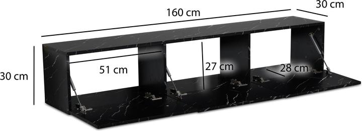 Actual product image FineBuy TV cabinet (30 x 30 x 30 cm)