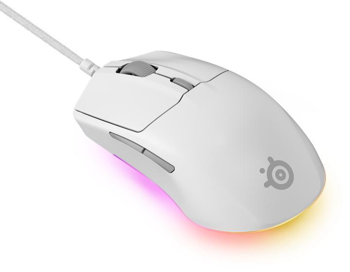 Productafbeelding SteelSeries Rival 3 Gen 2 - White (Bedraad)