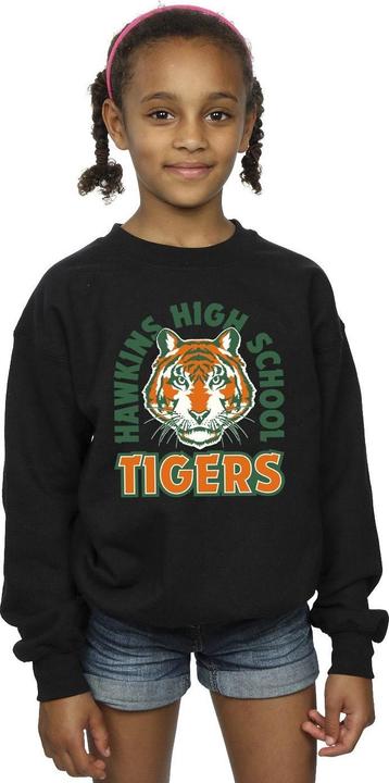 Produktbild Netflix Stranger Things Hawkins Arch Tiger Sweatshirt Mädchen (128)