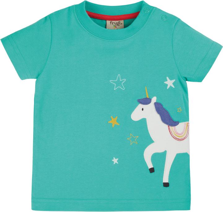 Actual product image Frugi Toddlers T-shirt Unicorn (68, 74)