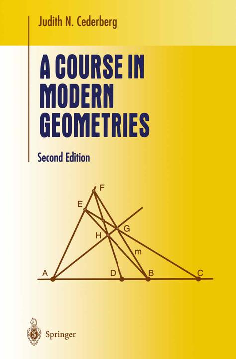 Produktbild A Course in Modern Geometries (Englisch, Judith N. Cederberg, 2010)