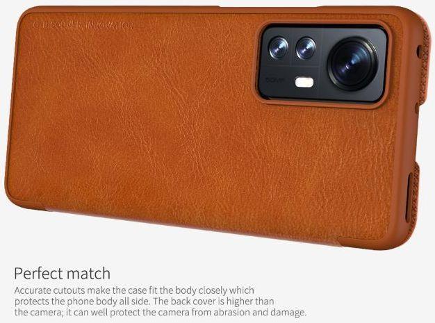 Actual product image Nillkin Qin Series (Xiaomi 12X, Xiaomi 12)