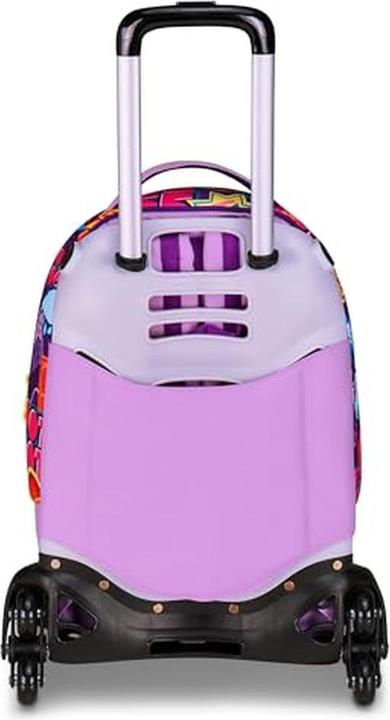 Produktbild Seven Inside Out 2 Schultrolley Jack 3-in-1 mit abnehmbarem Wagen für Mädchen (33 l)