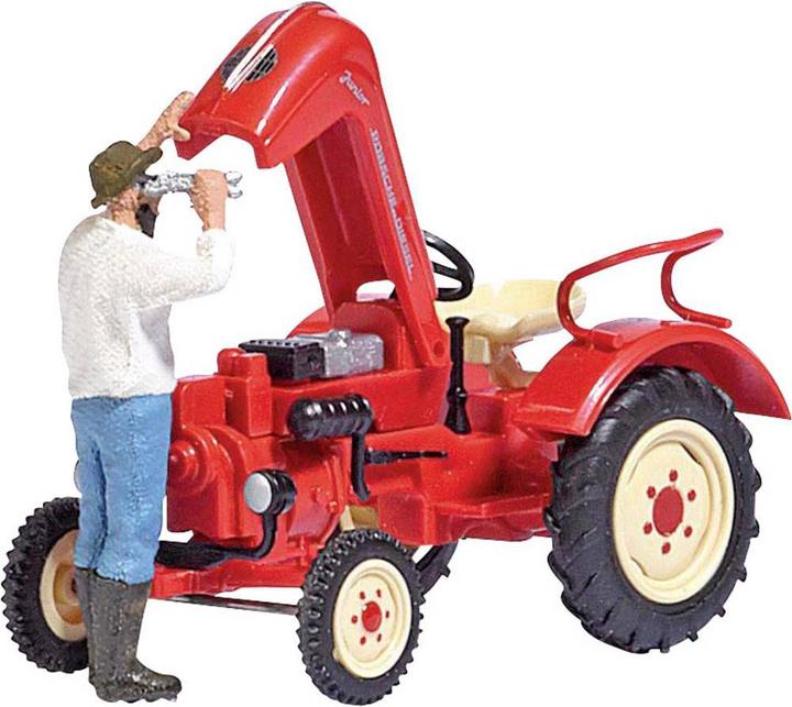 Actual product image Busch H0 Porsche tractor repair